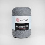 Пряжа YarnArt MACRAME COTTON 250гр/225м (85% хлопок/65%полиэстер), 774 серый