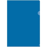Папка-уголок А4 150мкм прозрачная синяя, OfficeSpace Fmu15-5_870