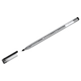 Ручка гелевая 0,5мм черная Berlingo "Apex", игольчатый стержень, трехгранный корпус, CGp_05151
