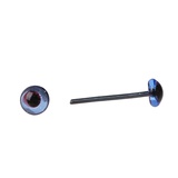 Глаза для игрушек стеклянные на металлической ножке голубые, 3мм, 20шт,  [4304680]