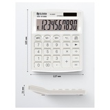 Калькулятор настольный Eleven SDC-810NR-WH, 10 разрядов, двойное питание, 127*105*21мм, белый, 339218