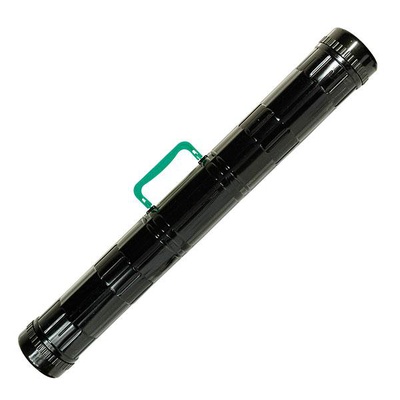Тубус для чертежей и рисунков А1 с ручкой ПТ21 черный, d=90 мм, 084803