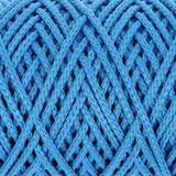 Шнур для вязания без сердечника Osttex 100м/210гр , ширина 3мм (100% полиэфир), 14-синий