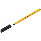 Ручка шариковая 0,8мм черная Schneider "Tops 505 F", оранжевый корпус
