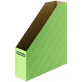 Накопитель-лоток архивный 75 мм, микрогофрокартон, зеленый, до 700л., OfficeSpace, [225418]