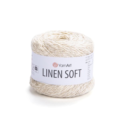 Пряжа Yarnart Linen soft 100г/272м (30% лен, 36% вискоза, 34% хлопок), 7302