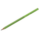 Карандаш Faber-Castell GRIP 2001 В антискользящ. корпус, трехгран., заточен., светло-зеленый, [517068]