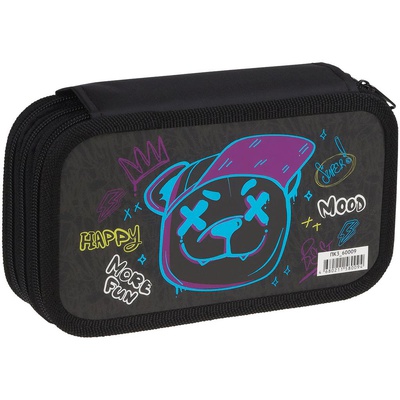 Пенал 3 отделение 190*110 ArtSpace "More Fun", ламинированный картон, софт-тач, ПК3_60009