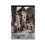 Скетчбук - альбом для рисования маркерами А4 40л. на склейке Vista-Artista, 70г/м2, твердая подложка, [SDM]