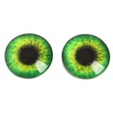 Глаза зеленые/ черный зрачок 18мм 2шт. [4493831]