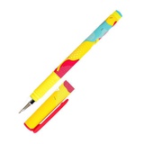 Ручка шариковая на масляной основе 0,7мм синяя Lorex Color Explosion.. ART "Double Soft", с металл, наконечником, резиновый грип, прорезиненный корпус, LXOPDS-CE1
