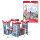 Сборная модель (картон) для раскрашивания Artberry® Knight Castle крепость, 25*33*33см, (пакет с подвесом), 3+ [ЕК54382]