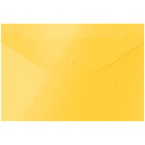 Папка на кнопке А4 желтая, 120 мкм, OfficeSpace, 281217