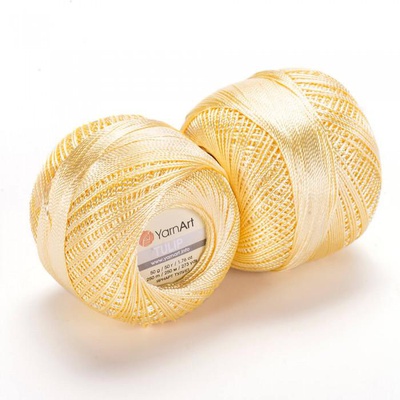 Нитки для вязания Ирис Тулип 50г/250м (100%микрофибра) желтый 463