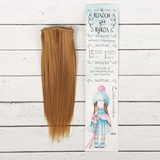 Волосы - тресс для кукол "Прямые" длина волос 15 см, ширина 100 см, цвет № 16А, 2294894