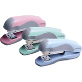 Степлер № 24/6 & 26/6, deVENTE Pastel, мощность 20 л., пластиковый с каучуковой вставкой, цвета ассорти пастель, в картонной коробке, 4142900