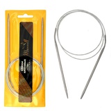 Спицы для вязания на металлической леске 100см 3,5мм Maxwell Gold,  [MAXW.100-35]