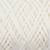 Шнур для вязания без сердечника Osttex 100м/210гр , ширина 3мм (100% полиэфир), 171-белый