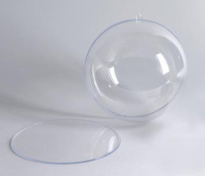 Шар из прозрачного пластика с перегородкой d 10