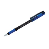 Ручка шариковая 0,4мм синяя Berlingo "I-10 Nero", резиновый грип [233750]