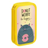 Пенал 2 отделения 190*105 ArtSpace "Donut worry", ламинированный картон, ПК2_42365