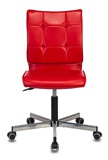Кресло CH-330M/RED без подлокотников, искусственная кожа, цвет: красный, крестовина металл. ( до 120кг )