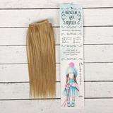 Волосы - тресс для кукол "Прямые" длина волос 15 см, ширина 100 см, цвет № 24, 2294861
