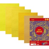 Набор листового фельта А4 deVENTE. Оттенки желтого (5 листа, 5 цветов в уп.) 2.0мм, пластиковый пакет с европодвесом [8040684]