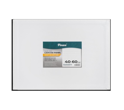 Холст грунт акриловый на картоне Pinax 40х60см, 100% хлопок, 280 г/м мелкое зерно, 10.4060