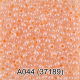 Бисер стеклянный GAMMA 5гр жемчужный, персиковый, круглый 10/*2,3мм, 1-й сорт Чехия, A044 (37189)