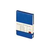 Бизнес-блокнот А6 100 л. клетка BrunoVisconti "MEGAPOLIS REPORTER", искусственная кожа на бумажной основе, синий 3-104/01