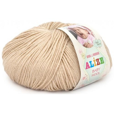 Пряжа Ализе BABY Wool 50гр/175м (20%бамбук.+40%шерсть+40%акрил),  [310]