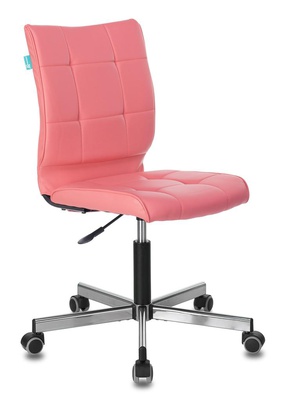 Кресло CH-330M/PINK без подлокотников, искусственная кожа, цвет: розовый Lincoln 205, крестовина металл. ( до 120кг )