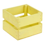 Ящик реечный нежно-жёлтый, 11 х 12 х 9 см 3293071