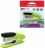 Степлер №10 ( до 20 листов) ERICH KRAUSE "D1", с резиновой накладкой, в комплекте со скобами ( блистер), ЕК36999