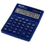 Калькулятор настольный Eleven SDC-444X-NV, 12-разрядный, двойное питание, 155*204*33мм, темно-синий, [339204]