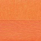 Пряжа  ПЕХ Детский Хлопок 100г/330м (100% Мерсеризированный хлопок) желто-оранжевый 485
