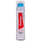Клей канцелярский 50 мл, Berlingo, в пластиковой бутылочке, с силиконовым аппликатором, 255113