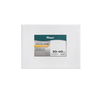 Холст грунт акриловый на подрамнике Pinax 30х40см, 100% хлопок, 380 г/м мелкое зерно, ХПХ3040