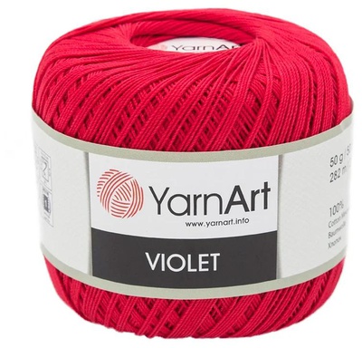 Пряжа YarnArt Violet 50г/282м (100% хлопок) [6328]