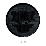 Аппликация пришивная West way, d=5.5см TBY.FX1631 