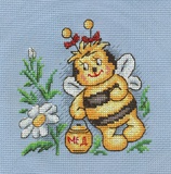 Набор для вышивания 13х13см Душистый мед, Кларт Panna,  [8-020]