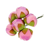 Декор для творчества "Бутон розы" (набор-букет 5 цветков) МИКС 12х3 см 1523951 