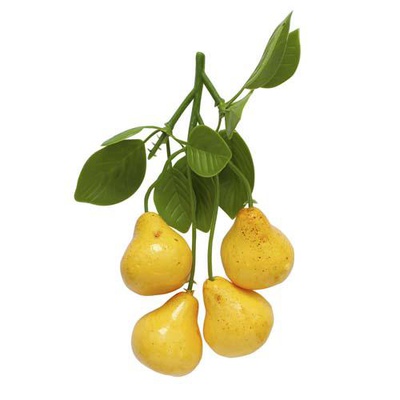 Декоративный эл. Астра Груши желтые на ветке 13х8см [XL162]