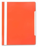 Папка-скоросшиватель пластик.А4 Бюро оранжевый, с прозр. верх. лист. (до 100л) -PS20OR [816302]