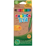 Карандаши 12 цв Carioca пластиковые  "Tita. EcoFamily", 12цв., заточен., картон, европодвес, 311963