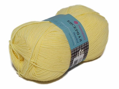 Пряжа  ПЕХ Бисерная 100г/450м (100%акрил) 53 светло-желтый