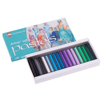 Пастель художественная Olki 16цв. мягкая Ассорти №2,  [4607044800083]