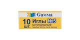 Набор игл для шитья штопальные Gamma №5, 10шт., в конверте, NIR-19