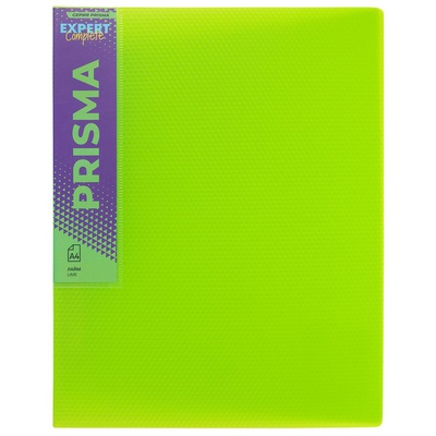 Папка с пружинным скоросшивателем Expert Complete PRISMA NEON, 20мм, 700мкм ( до 120 листов), лайм  EC210500021